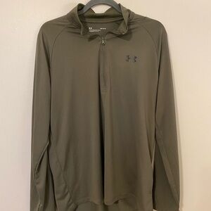 Brand New Under Armour Green Quarter Zip Shirt